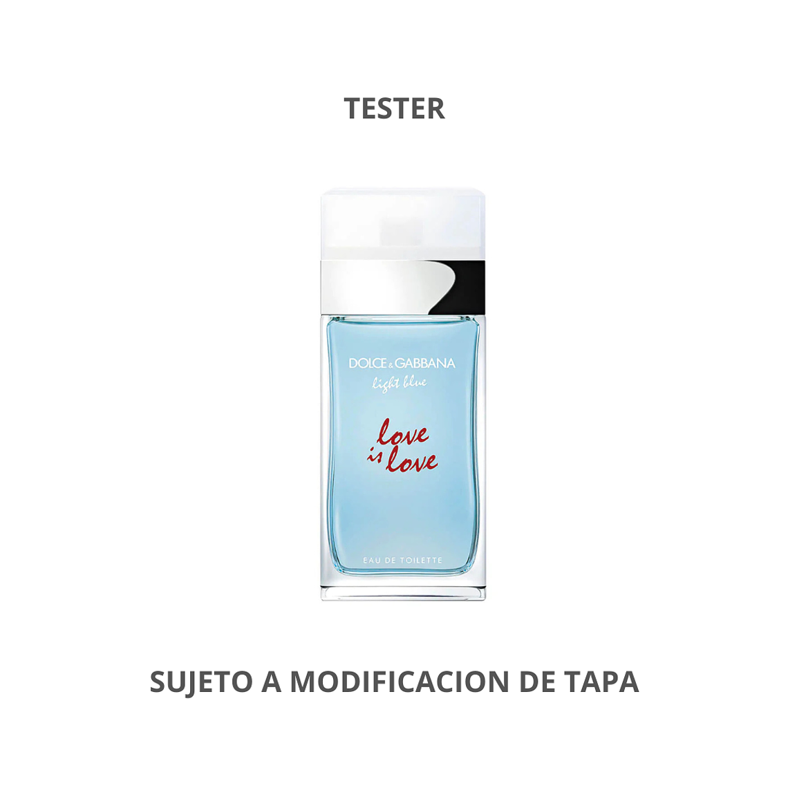 Tester Light Blue Love is Love de Dolce & Gabanna Edt 100ml Mujer 1