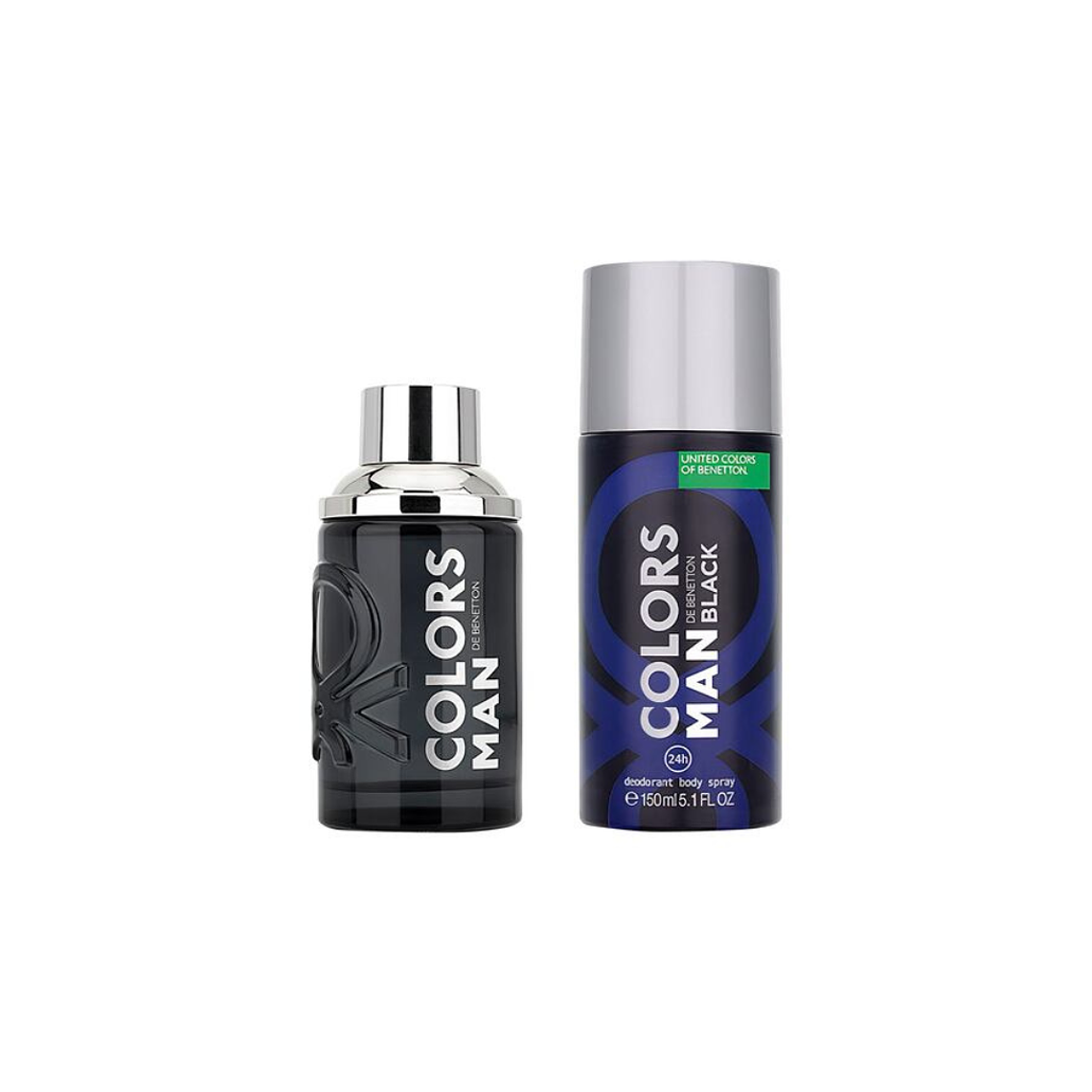 Estuche Colors Man Black de Benetton 100ml + Desodorante 2