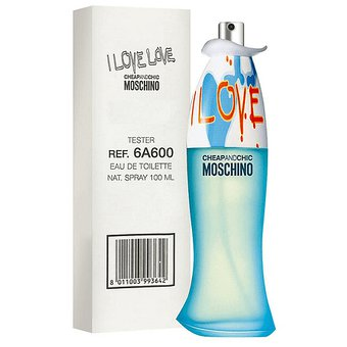 Tester Cheap & Chic I Love Love de Moschino EDT 100ml Mujer (sin tapa) 1