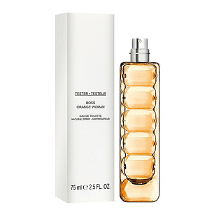 Tester Orange de Hugo Boss(Sin TAPA) Edt 75ml Mujer