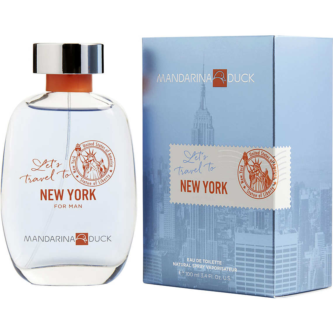 Let's Travel To New York De Mandarina Duck Edt 100ml Hombre 1