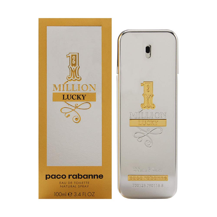 One Million Lucky de Paco Rabanne Edt 100ml Hombre 1