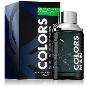 Colors Black de Benetton Edt 100 ml Hombre