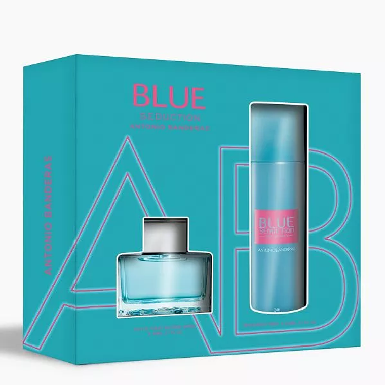 Estuche Blue Seduction Mujer Edt 80 ml + desodorante de Antonio Banderas 1
