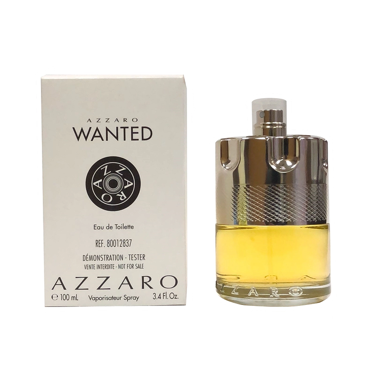 Tester Azzaro Wanted Edt 100 ml (sin tapa) 1
