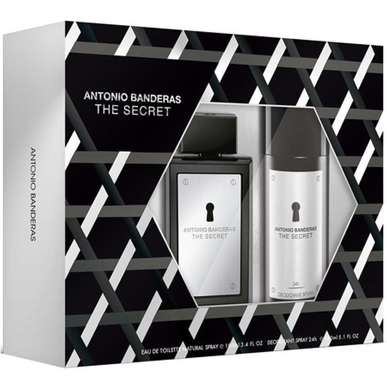 Estuche The Secret de Antonio Banderas Edt 100ml+ desodorante 1