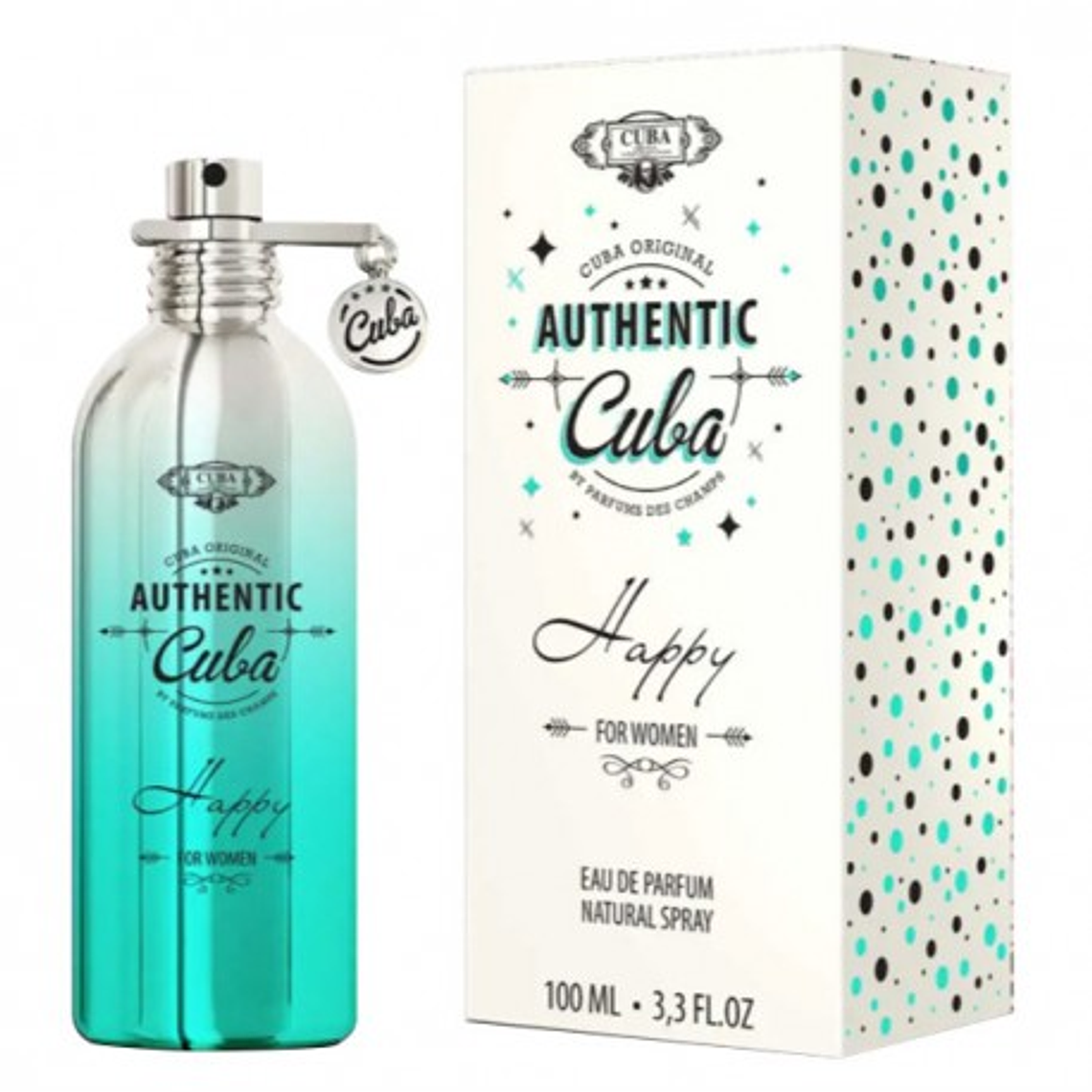 Cuba Authentic Happy for Women Edp 100 ml 3