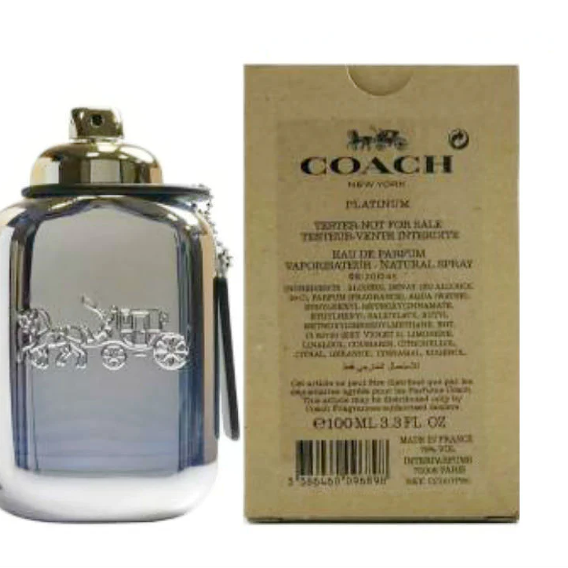 Tester Coach Platinum de Coach Edt 100 ml Hombre 1
