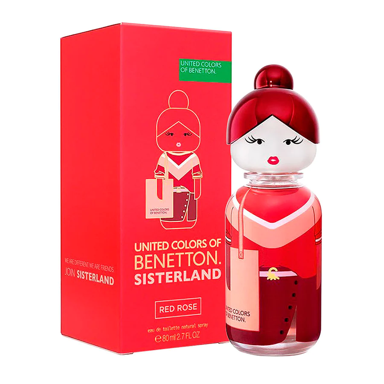 Sisterland Red Rose de United Colors of Benetton Edt 80 ml Mujer 1