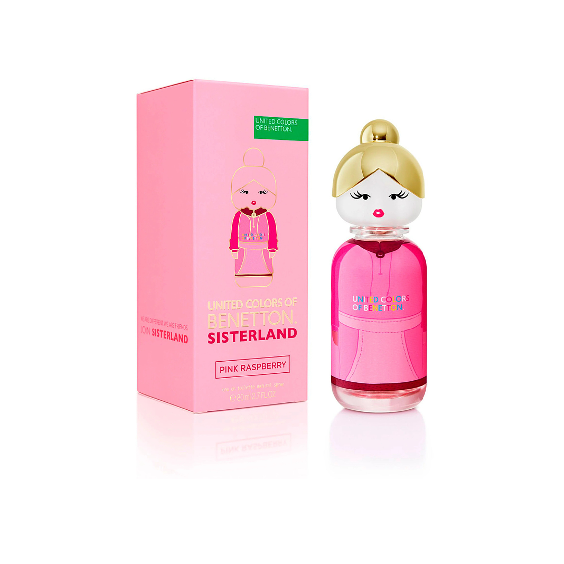 Sisterland Pink Raspberry de United Colors of Benetton Edt 80 ml Mujer 1
