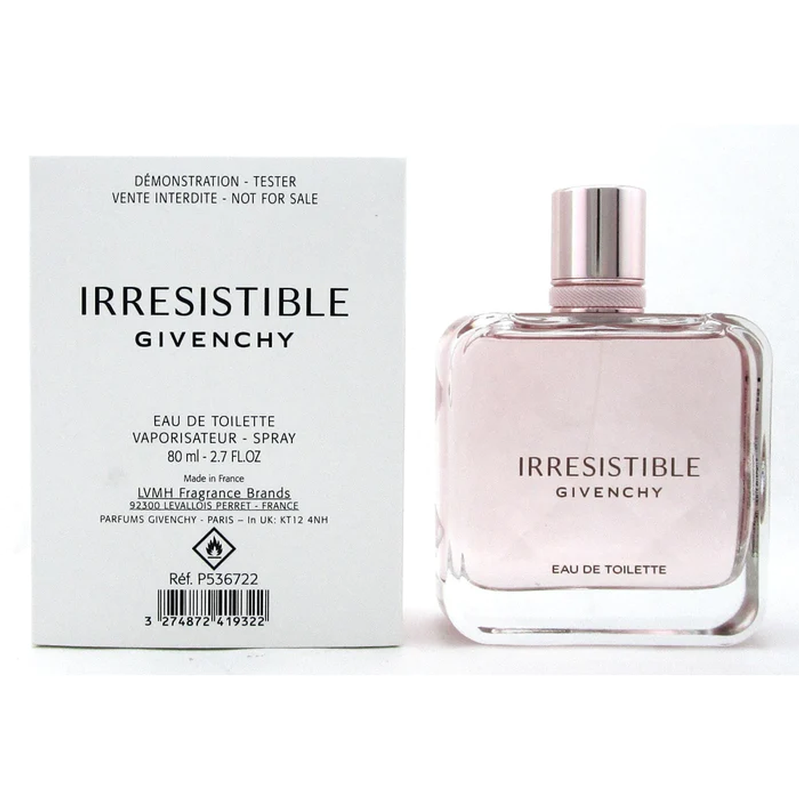 Tester Irresistible de Givenchy Edt 80 ml Mujer 1