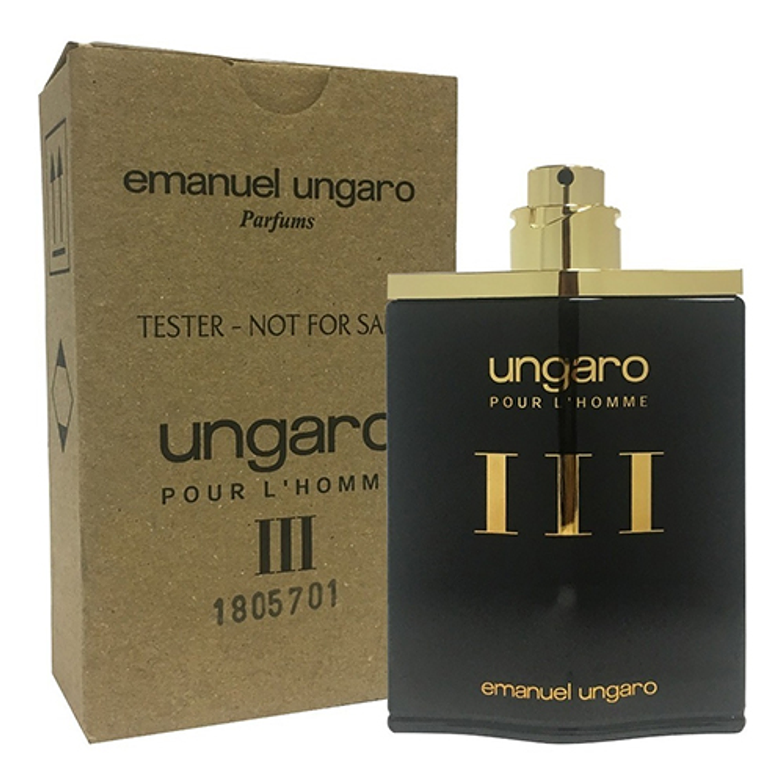 Tester Ungaro III de Emanuel Ungaro(SIN TAPA) Edt 100ml Hombre 1