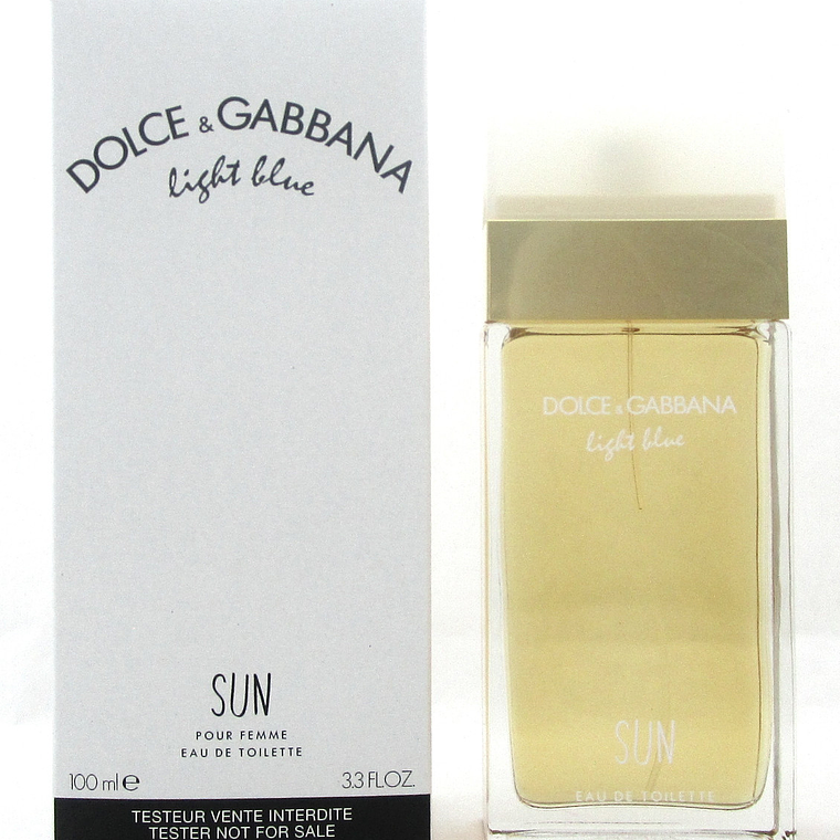 Tester Light Blue Sun de Dolce & Gabbana Edt 100 ml Mujer 1
