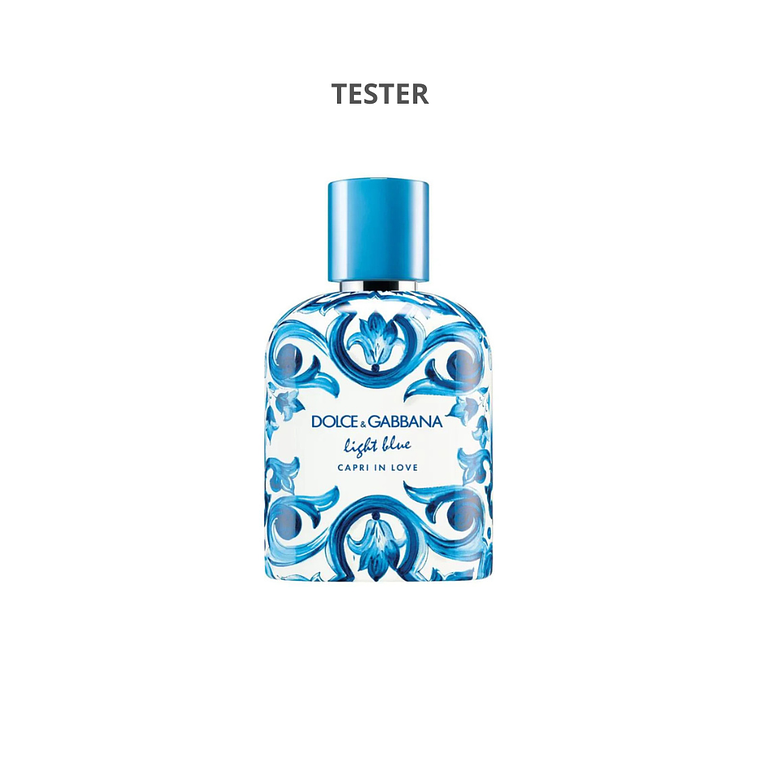 Tester Light Blue Capri In Love de Dolce & Gabbana Edp 100ml  1