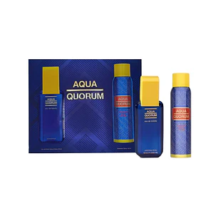 Estuche Aqua Quorum Edt 100ml Hombre