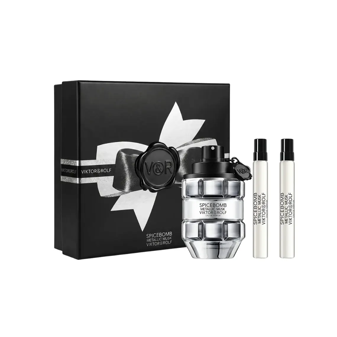 Estuche Spicebomb Metallic Musk de Viktor&Rolf Edp 90ml  1