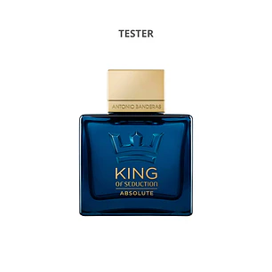 Tester King of Seduction Absolute de Antonio Banderas Edt 100ml Hombre (sin tapa)