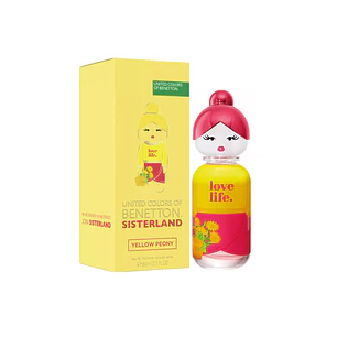 Sisterland Yellow Peony de Benetton Edt 80ml Mujer