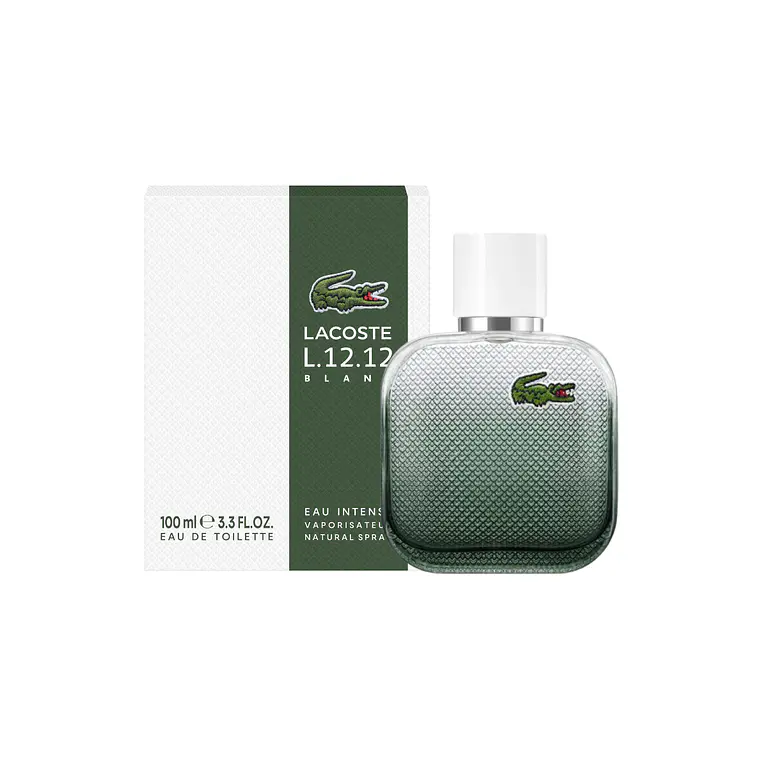 L.12.12. Blanc Eau Intense de Lacoste Edt 100ml Hombre  1