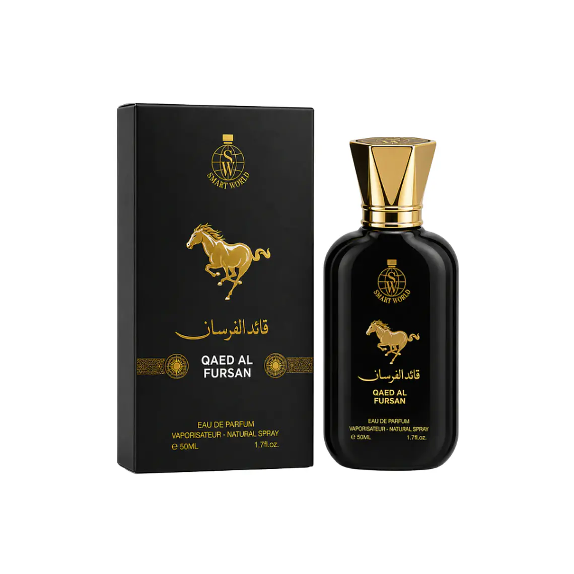 Qaed Al Fursan Black de Smart World Edp 50ml Hombre (sin celofan) 1