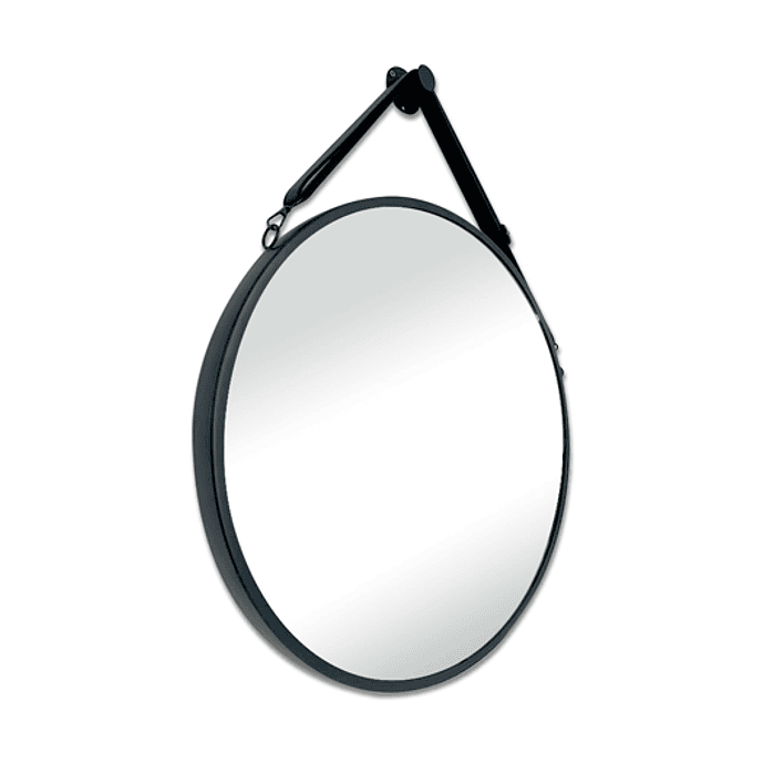 Espejo Decorativo Redondo Negro Joytek ELK001 / 60cm de Diámetro 1