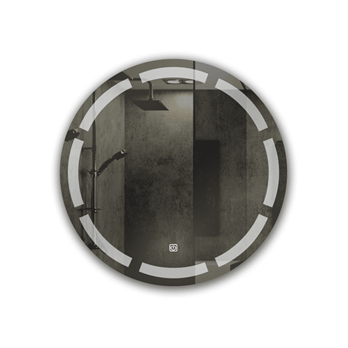 Espejo Led Redondo Líneas Joytek 60X60 L196 1