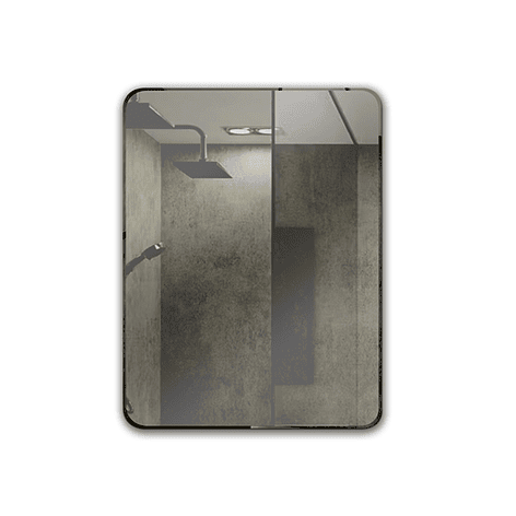 Espejo simple punta curva Joytek R1009A / 60 x 45 cm 1