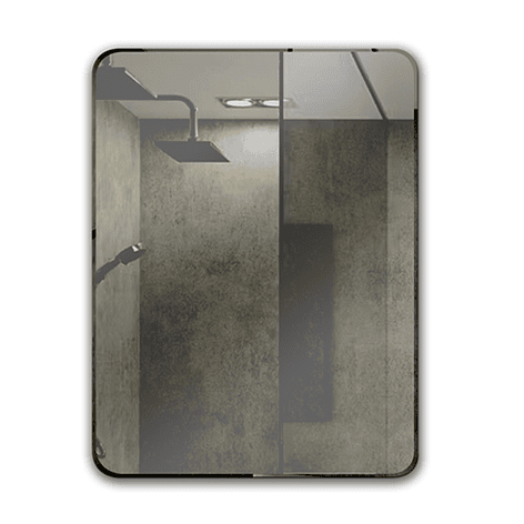 Espejo simple punta curva Joytek R1009D / 100 x 75 cm 1