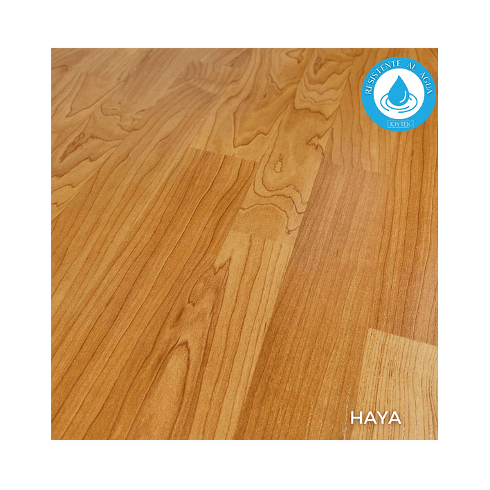 Piso Flotante Resistente al Agua 8 mm HAYA 122 cm x 20 cm 2.44 m2 2