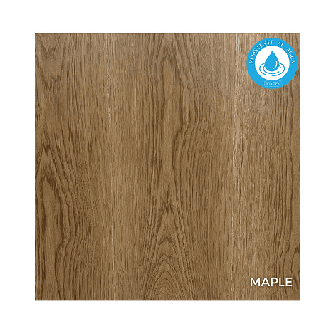 Piso Flotante Resistente al Agua 8 mm MAPLE 122 cm x 20 cm 2.44 m2 1