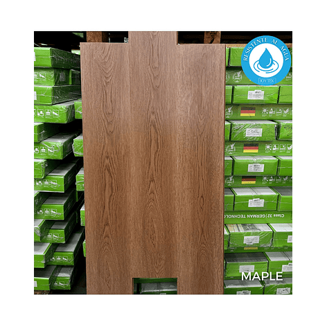 Piso Flotante Resistente al Agua 8 mm MAPLE 122 cm x 20 cm 2.44 m2 4