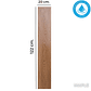Piso Flotante Resistente al Agua 8 mm MAPLE 122 cm x 20 cm 2.44 m2 - Miniatura 5