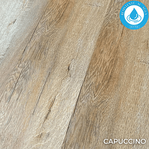 Piso Flotante Resistente al Agua 8 mm CAPUCCINO 122 cm x 20 cm  2.44 m2