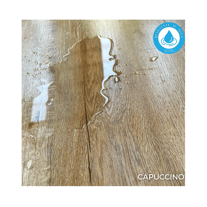 Piso Flotante Resistente al Agua 8 mm CAPUCCINO 122 cm x 20 cm  2.44 m2 3