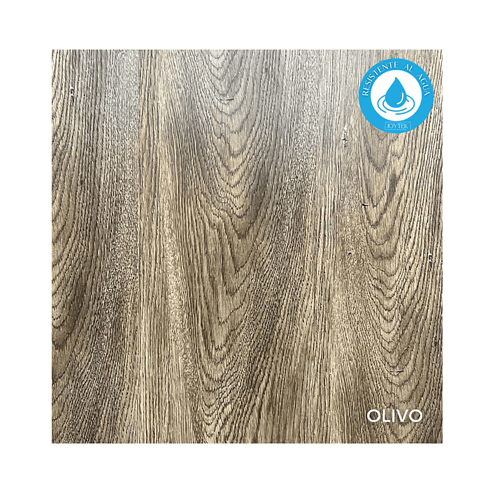 Piso Flotante Resistente al Agua 8 mm OLIVO 122 cm x 20 cm 2.44 m2 1