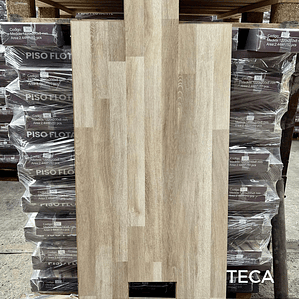 Piso Flotante 8 mm TECA 122 cm x 20 cm 2.44 m2 (1 Caja 10 Uni)
