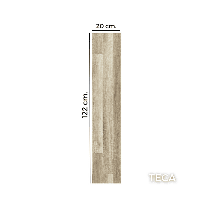 Piso Flotante 8 mm TECA 122 cm x 20 cm 2.44 m2 (1 Caja 10 Uni) 3