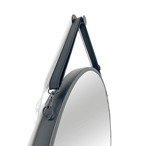 Espejo Decorativo Redondo Negro Joytek ELK001 / 60cm de Diámetro