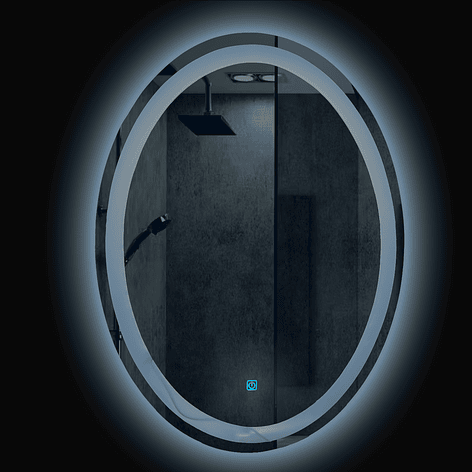 Espejo Led Ovalado Touch Joytek 80x60 cm LS114 2