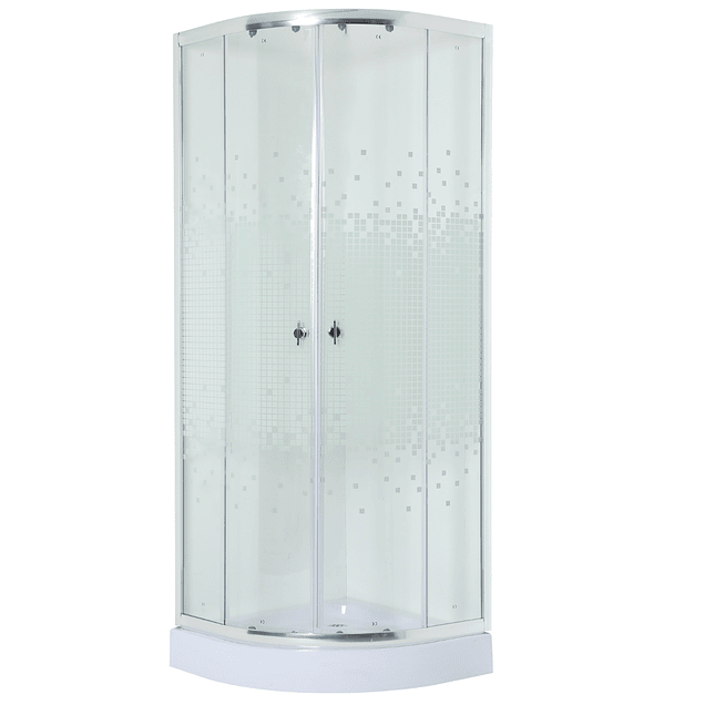 Shower Door 90x90cm 5mm Mampara Curva