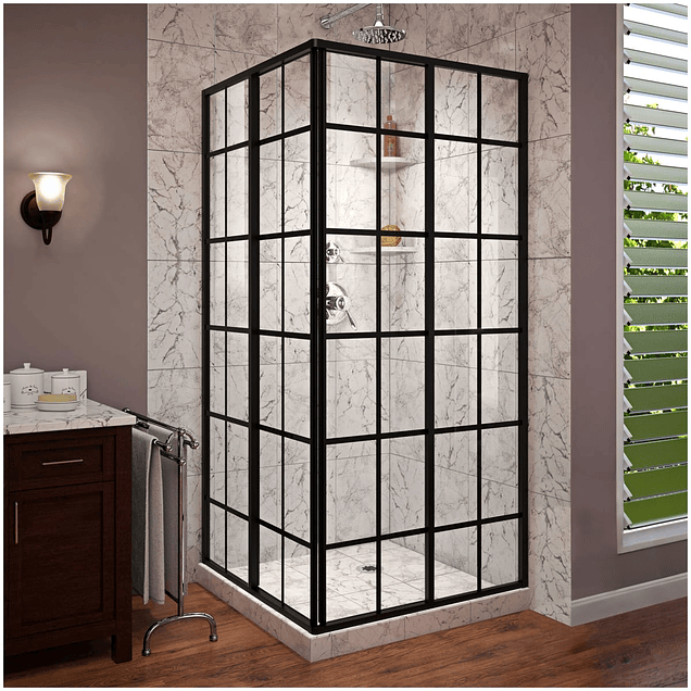 SHOWER DOORS BASE CUADRADA 80x80X195