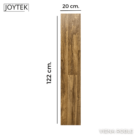Piso Flotante PREMIUM Resistente al Agua 8 mm VIENA ROBLE  122 cm x 20 cm  1.92 m2 (1 Caja 8 Uni) 3