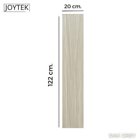 Piso Flotante PREMIUM Resistente al Agua 8 mm OAK GREY 122 cm x 20 cm  1.92 m2 (1 Caja 8 Uni) 3