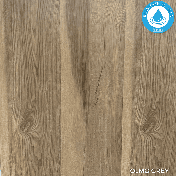 Piso Flotante PREMIUM Resistente al Agua 8 mm OLMO GREY 122 cm x 20 cm  1.92 m2 (1 Caja 8 Uni) 1