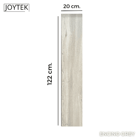 Piso Flotante PREMIUM Resistente al Agua 8 mm ENCINO GREY  122 cm x 20 cm  1.92 m2 (1 Caja 8 Uni) 3