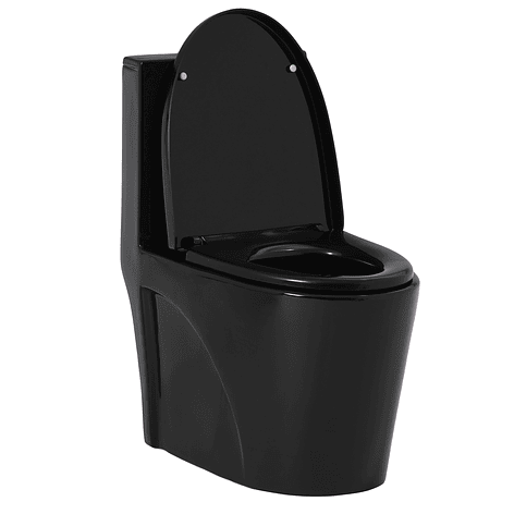 WC One Piece Joytek 2007 Negro Descarga a Piso 30 cm 4