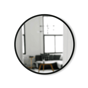 Espejo Redondo para Colgar Negro 60 cm de diámetro K003N