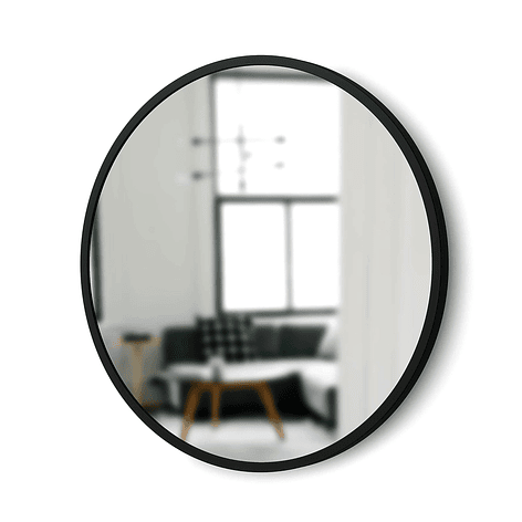 Espejo Redondo para Colgar Negro 60 cm de diámetro K003N 2
