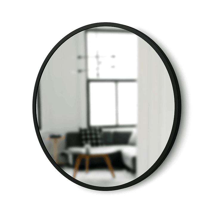 Espejo Redondo para Colgar Negro 60 cm de diámetro K003N 2