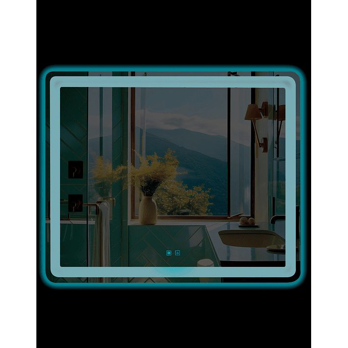 Espejo Led Rectangular Touch con Antiempañante Joytek 90x70 cm LD140B 3